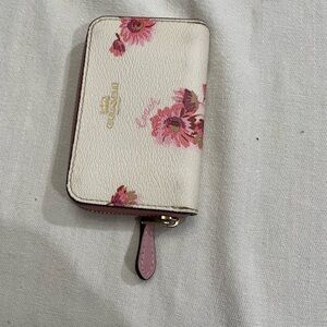 Coach Pink Floral Wallet
